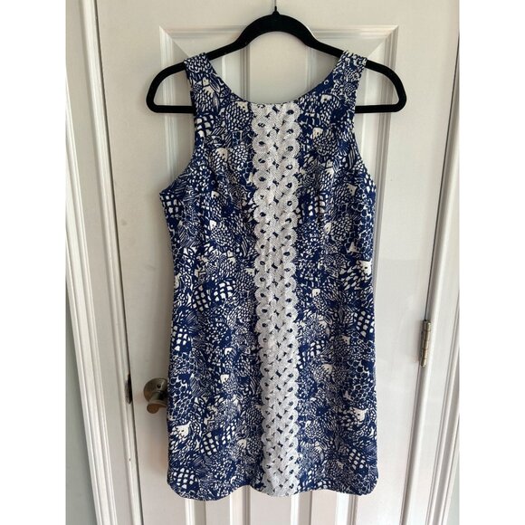 Lilly Pulitzer for Target Sleeveless Dress Women's Nautical Coastal Blue White 6 - Picture 2 of 13